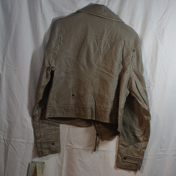 BIG CHILLVINTAGE REPRODUCTION faux Leather BOMBER JACKET SZ XL NWT - Picture 4 of 5
